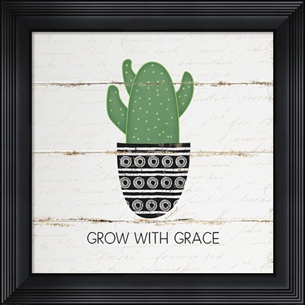 Framed Grow with Grace Print