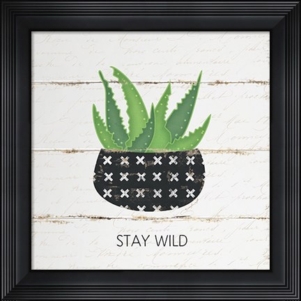 Framed Stay Wild Print