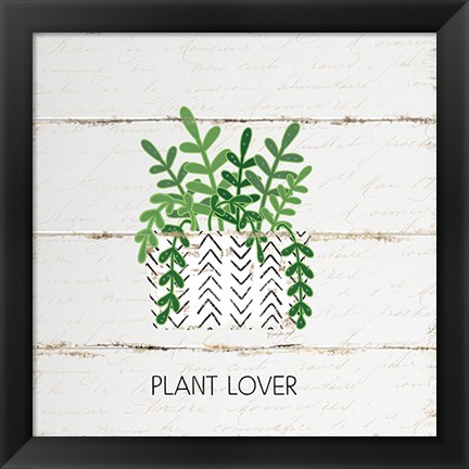 Framed Plant Lover Print