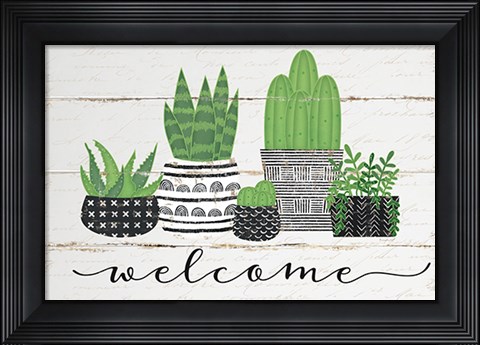 Framed Welcome Print