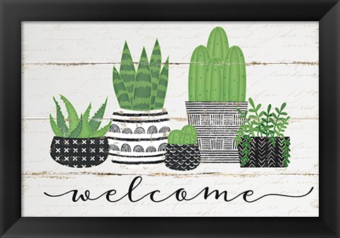 Framed Welcome Print