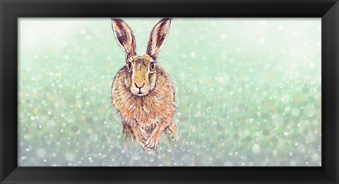 Framed Hare I Print