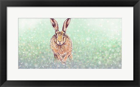 Framed Hare I Print