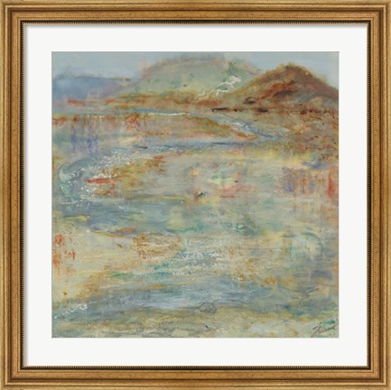 Framed Send Rain to Wash the Face of Earth Print
