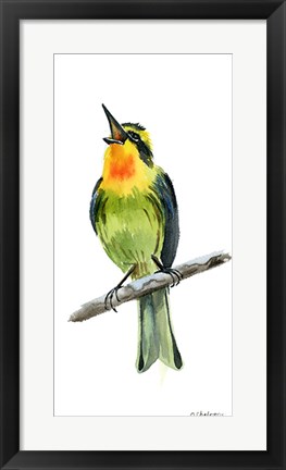 Framed Tropical Bird IV Print