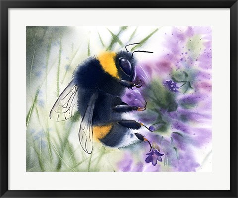 Framed Bee IV Print