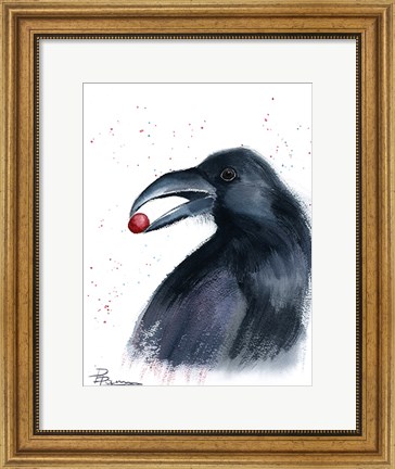 Framed Crow Print
