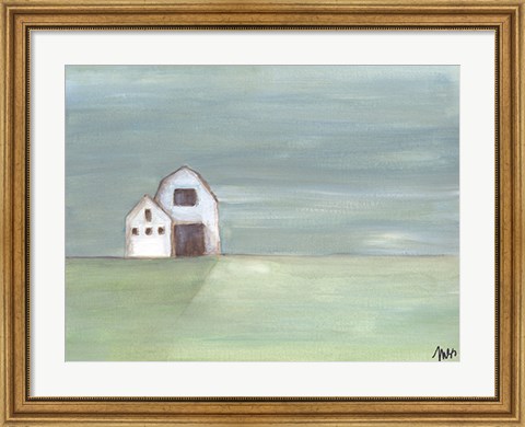 Framed Barn I Print