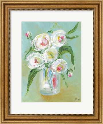 Framed Floral Still Life III Print