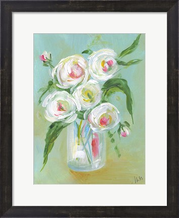 Framed Floral Still Life III Print