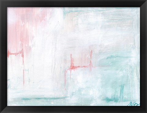 Framed Pastel Abstract II Print