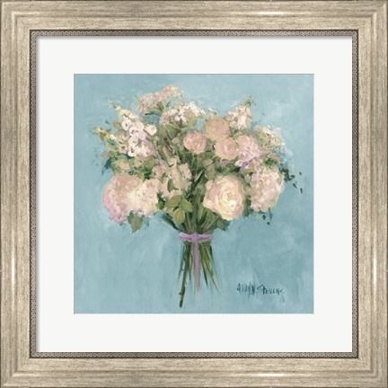 Framed Rose Bouquet I Print