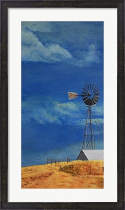 Framed Windmill Ranch Print
