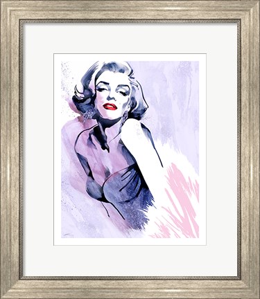 Framed Marilyn&#39;s Pose Print