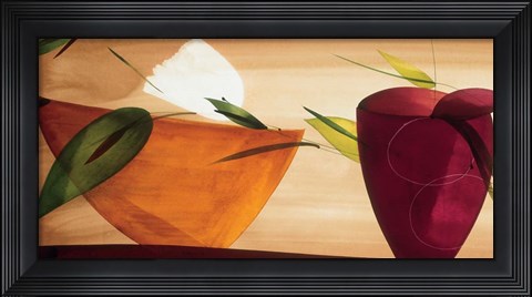 Framed Flores Frescas II Print