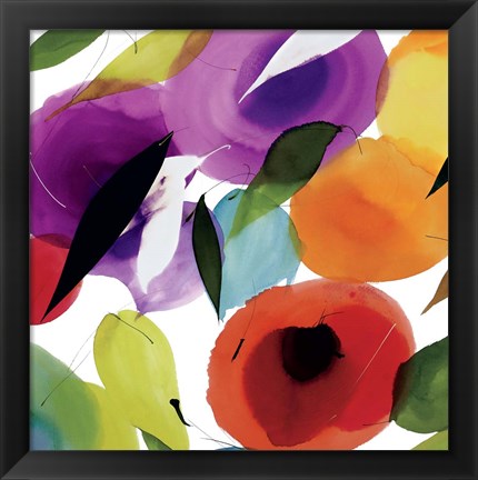 Framed Melody of Color II Print