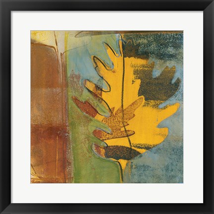 Framed Dancing Leaf Print