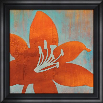 Framed Cosmic Bloom I Print