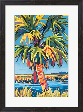 Framed Pine Island Palm Print