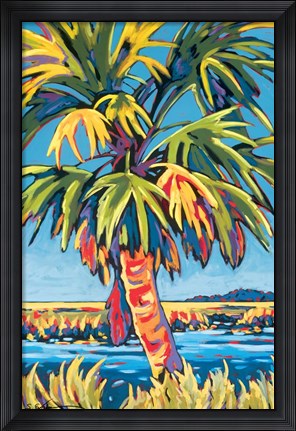 Framed Pine Island Palm Print
