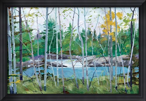 Framed Oxtounge Rapids Print