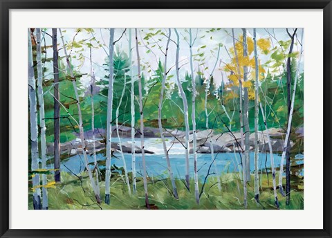 Framed Oxtounge Rapids Print