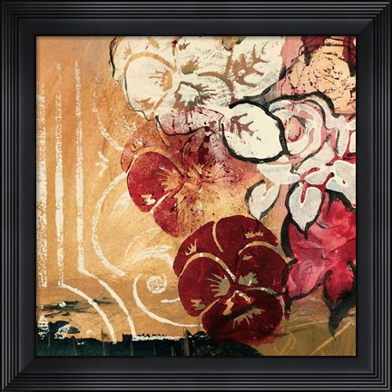 Framed Cranberries and Creme II Print