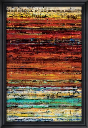 Framed Fields Print