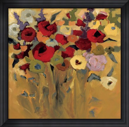 Framed Jewel Bouquet Print