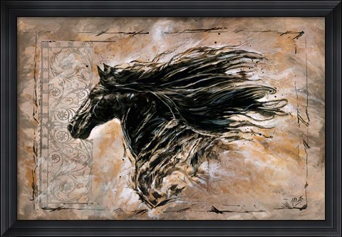 Framed Black Beauty Print