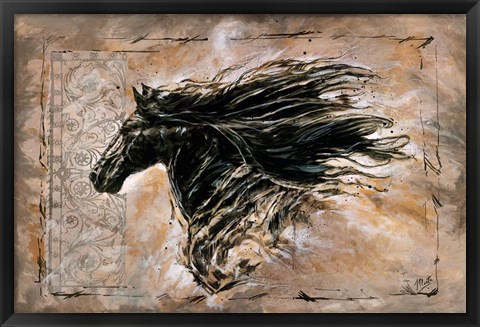 Framed Black Beauty Print