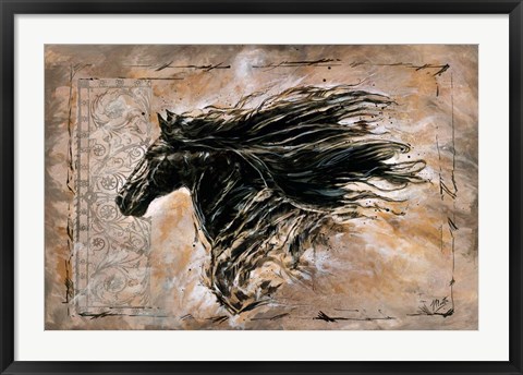 Framed Black Beauty Print