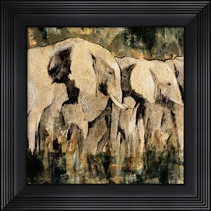 Framed Heart of the Jungle III Print