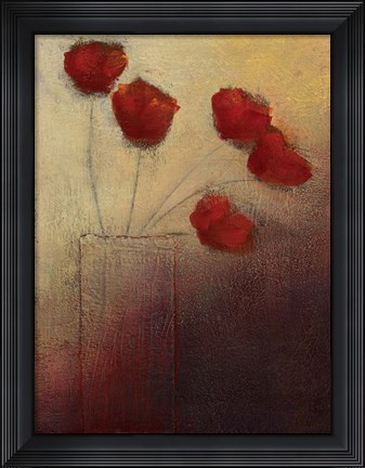 Framed Flowers From Me Print