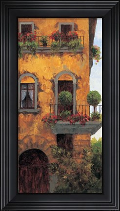 Framed Verona Balcony II Print