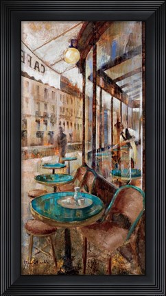 Framed Terraza Cafe de Flore Print