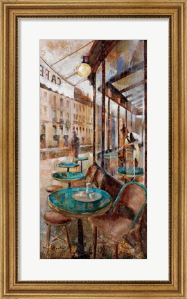 Framed Terraza Cafe de Flore Print