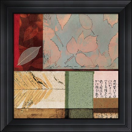Framed Ruby Shadows II Print