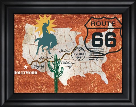 Framed Retro Roadtrip I Print