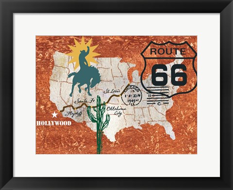 Framed Retro Roadtrip I Print