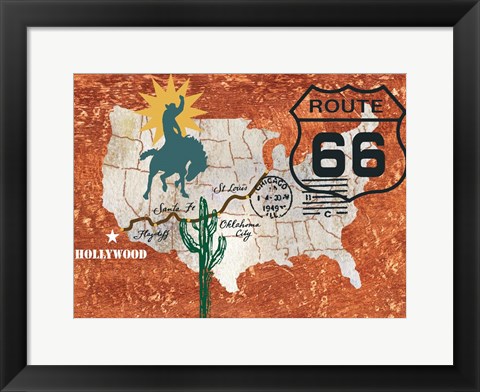 Framed Retro Roadtrip I Print