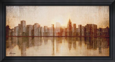 Framed Skyline Print