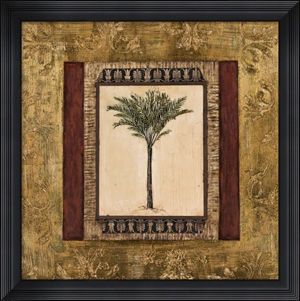 Framed Stately Palm I Print