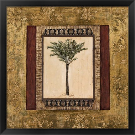 Framed Stately Palm I Print