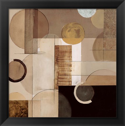 Framed Spherical Movement II Print