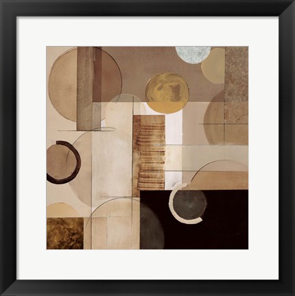 Framed Spherical Movement II Print