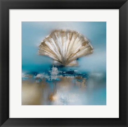 Framed Blue Shores Clam Print