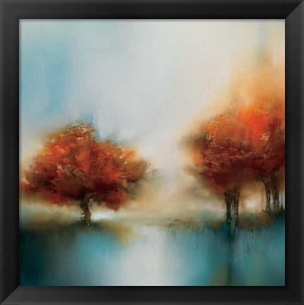 Framed Morning Mist &amp; Maple II Print