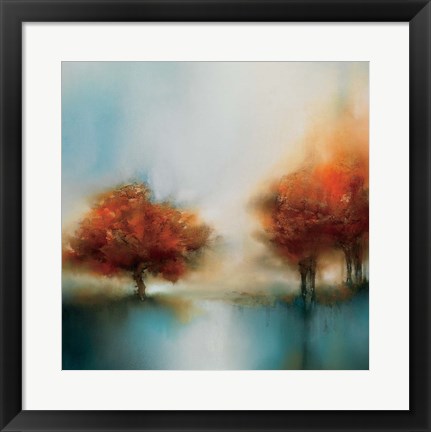 Framed Morning Mist &amp; Maple II Print