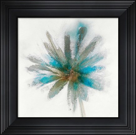 Framed Teal Breeze II Print